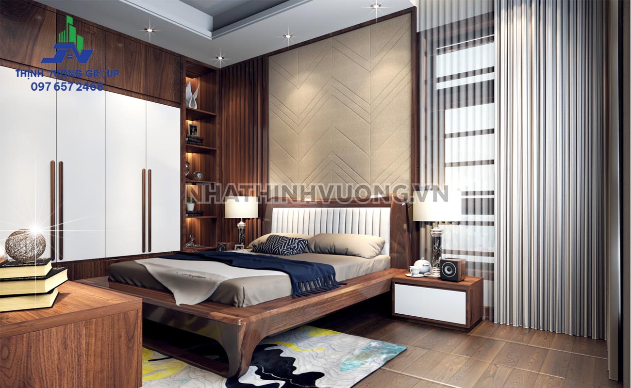 Phòng ngủ con trai mẫu thiết kế nội thất chung cư Ocean Park