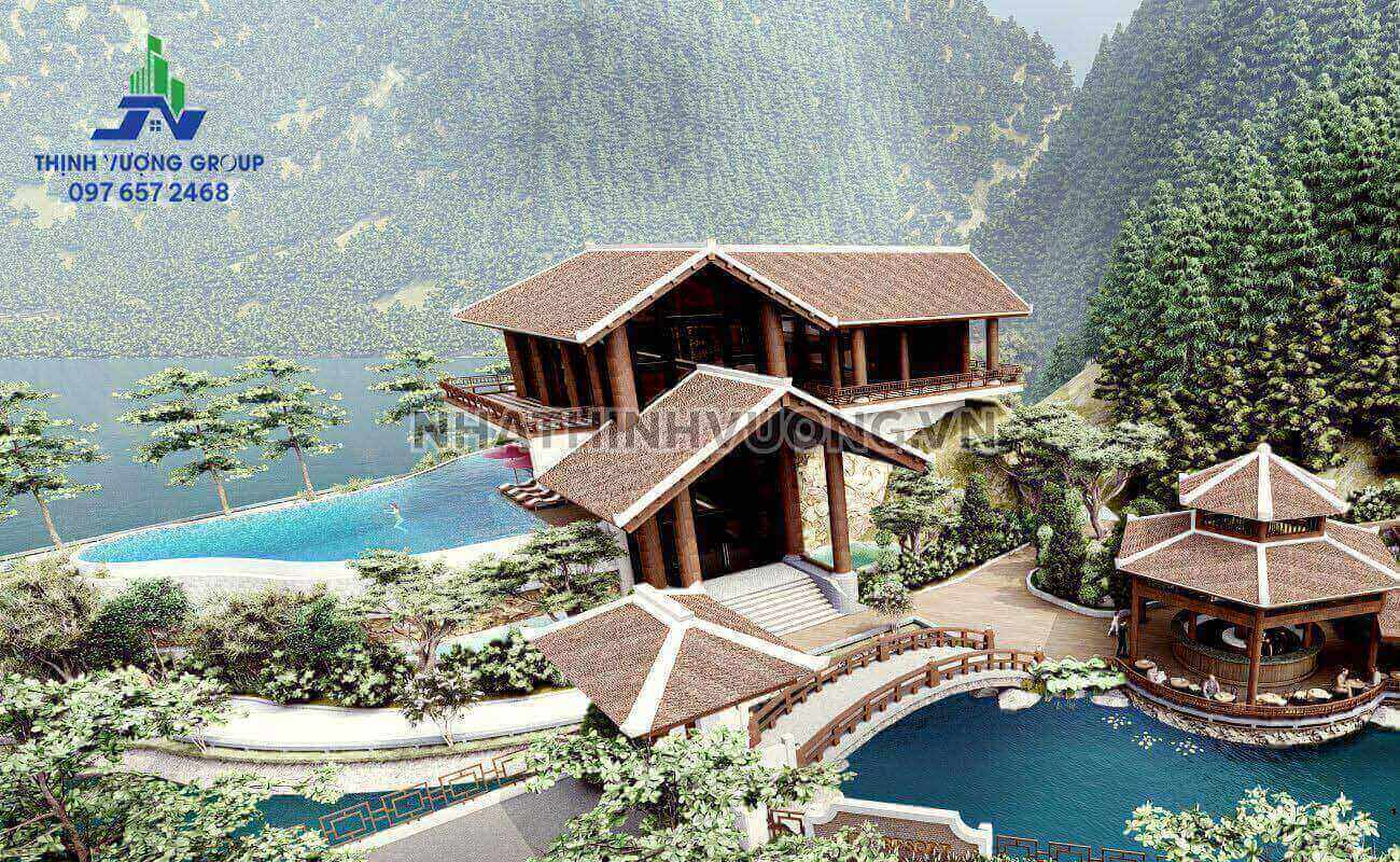 Vẻ đẹp tổng thể mẫu thiết kế resort tại Ninh Bình